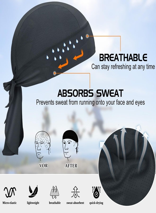 GXCROR Sports Bandanas Cap Skull Caps for Men Breathable Women Skull Cap Helmet Liner - Image 2